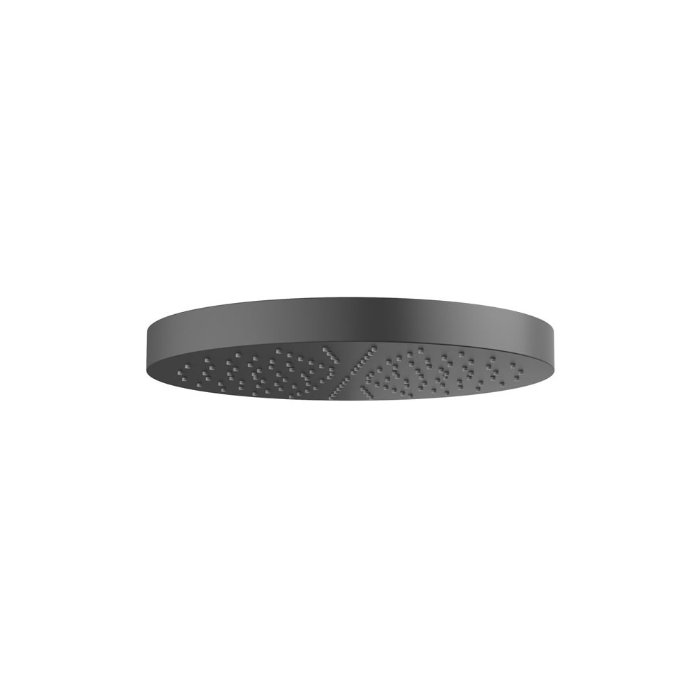 Cutout image of Crosswater Revive Matt Black Fixed Shower Head